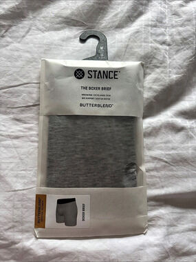 NWT STANCE Butter Blend Boxer Brief Gray Medium